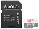 Ultra® microSDXCTM256 GB UHS-I-Speicherkarte von SanDisk im aktuellen MediaMarkt Saturn Prospekt für 17,99 €