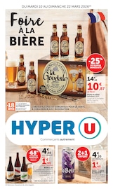 Catalogue Hyper U à Villars-en-Pons cette semaine, valable du 10/03/2026 au 22/03/2026 Prospectus Hyper U à Villars-en-Pons, "Foire À LA BIÈRE", 11 pages de promos valables du 10/03/2026 au 22/03/2026
