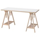 Schreibtisch weiß anthrazit/Birke bei IKEA im Rheda-Wiedenbrück Prospekt für 108,99 €