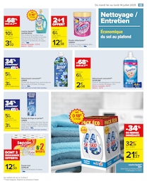 Offre Lessive dans le catalogue Carrefour du moment à la page 67