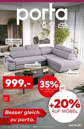 Ecksofa Angebot im aktuellen porta Möbel Prospekt auf Seite 1