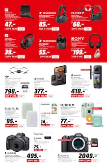 Kamera im MediaMarkt Saturn Prospekt "Große Neueröffnung nach Umbau" mit 16 Seiten (Rostock)