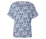 Tchibo im Supermarkt - Blusenshirt, blauer Alloverprint Angebot im Prospekt Blusenshirt, blauer Alloverprint bei Tchibo im Supermarkt im Prospekt "" für 12,99 €