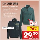 Herren Sweatjacke Angebote von Camp David bei Netto Marken-Discount Münster für 29,99 €