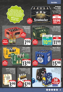 Krombacher im EDEKA Prospekt "Aktuelle Angebote" mit 24 Seiten (Erkelenz)