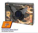 Solardekoration 2-in-1 im Action Prospekt Solardekoration 2-in-1 von Solar im aktuellen Action Prospekt fĂŒr 2,22 âŹ