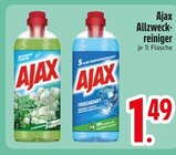 Allzweckreiniger im EDEKA Prospekt Allzweckreiniger von Ajax im aktuellen EDEKA Prospekt für 1,49 €
