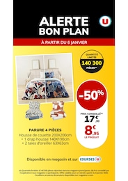 Prospectus Hyper U à La Cluse-et-Mijoux, "ALERTE BON PLAN", 1 page, 07/01/2026 - 08/01/2026