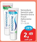 Sensitiv oder Sensitiv Extra Frisch Zahncreme von Sensodyne im aktuellen budni Prospekt