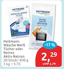 Wäsche Weiß Tücher von Heitmann für 2,29 € bei budni im Angebot Wäsche Weiß Tücher von Heitmann im aktuellen budni Prospekt