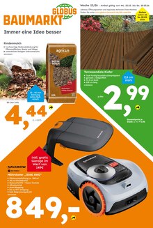 Aktueller Globus-Baumarkt Prospekt für Zilshausen und Ungebung, Seiten zum blättern Globus-Baumarkt Prospekt Immer eine Idee besser mit Seiten in Zilshausen und Umgebung