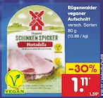 veganer Aufschnitt von Rügenwalder im aktuellen Netto Marken-Discount Prospekt für 1,11 €