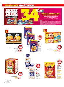 Prospectus Hyper U de la semaine "MÉGA FORMATS MÉGA ÉCONOMIES" avec 2 pages, valide du 28/10/2025 au 09/11/2025 pour Agde et alentours