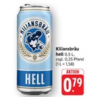 hell im Angebot bei EDEKA in Neu-Ulm hell Angebote von Kiliansbräu bei EDEKA Neu-Ulm für 0,79 €