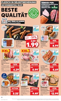 Schweinefleisch im Kaufland Prospekt "Hier bin ich richtig" mit 60 Seiten (Wuppertal)