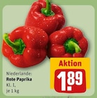 Rote Paprika im Angebot bei REWE in Darmstadt Rote Paprika Angebote bei REWE Darmstadt für 1,89 €