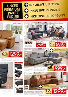Ecksofa im Zurbrüggen Prospekt "POLSTERMÖBEL TAUSCHAKTION" mit 4 Seiten (Bremen)