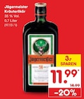 Kräuterlikör im Angebot bei Netto Marken-Discount in Arnsberg Kräuterlikör Angebote von Jägermeister bei Netto Marken-Discount Arnsberg für 11,99 €