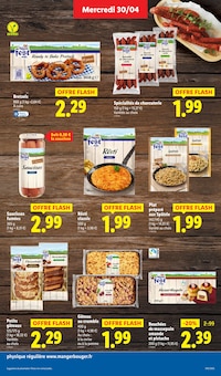Promotion Pain surgelé dans le prospectus Lidl, valable du 30/04/2025 au 07/05/2025 Promo Pain surgelé dans le catalogue Lidl du moment à la page 23