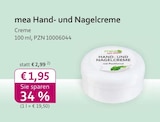 Hand- und Nagelcreme im aktuellen Prospekt bei mea - meine apotheke in Bräunlingen