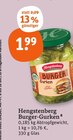 Burger-Gurken im tegut Prospekt Burger-Gurken von Hengstenberg im aktuellen tegut Prospekt für 1,99 €