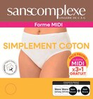 Lot de slips coton - SANS COMPLEXE - Intermarché Hyper Lot de slips coton - SANS COMPLEXE à 11,90 € dans le catalogue Intermarché Hyper