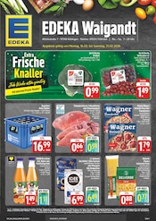 Bier im EDEKA Prospekt in Kitzingen Aktueller EDEKA Prospekt mit Bier, "Wir lieben Lebensmittel!", Seite 1