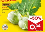 Kohlrabi im Angebot bei Netto Marken-Discount in Offenburg Kohlrabi Angebote von HEIMAT bei Netto Marken-Discount Offenburg für 0,34 €