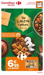 Prospectus Carrefour Market à Briançon, "Tout l'Aïd El-Fitr à petit prix", 22 pages, 26/03/2024 - 09/04/2024