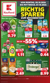Kaufland Supermarkt Prospekt der aktuellen Woche mit 80 Seiten, gültig von 05.10.2026 bis 07.10.2026, in Königs Wusterhausen und Umgebung Aktueller Kaufland Supermarkt Prospekt in Königs Wusterhausen und Umgebung, "Hier bin ich richtig" mit 80 Seiten, 05.10.2026 - 07.10.2026