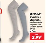 Overknee-Strümpfe im Angebot bei Kaufland in Rastatt Overknee-Strümpfe Angebote von ESMARA bei Kaufland Rastatt für 2,99 €
