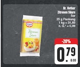 EDEKA - Zitronen Säure Angebot im Prospekt Zitronen Säure bei EDEKA im Prospekt "" für 0,79 €