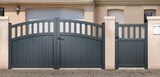PORTAIL ALUMINIUM BATTANT "LUGO" en promo chez Brico Dépôt PORTAIL ALUMINIUM BATTANT "LUGO" dans le catalogue Brico Dépôt