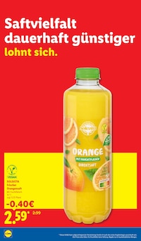 Saft im aktuellen Lidl Prospekt (Neuss) Saft im Lidl Prospekt "Der Preisführer macht Deutschland dauerhaft günstiger!" mit 38 Seiten (Neuss)