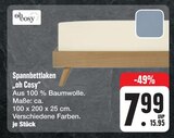 Spannbettlaken Angebote von oh Cosy bei E center Bamberg für 7,99 €