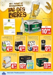 Aktueller EDEKA Prospekt mit Becks, "Top Angebote", Seite 22