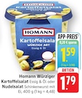 Aktuelle Essig Angebote bei EDEKA in Mannheim Aktuelles Kartoffelsalat Würzige Art Essig & Öl Angebot bei EDEKA in Mannheim ab 1,59 €