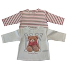 Lot de 2 t-shirts manches longues - TEX BABY en promo chez Carrefour Rueil-Malmaison à 5,99 €