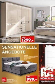 Boxspringbett im aktuellen porta Möbel Prospekt (Berlin) Boxspringbett im porta Möbel Prospekt "DIE MÖBILÄUMS-SPAR-SHOW" mit 12 Seiten (Berlin)
