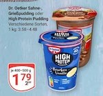 Aktuelles Sahne-, Grießpudding Angebot bei GLOBUS in Salzgitter ab 1,79 €