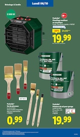 Peinture Angebote im Prospekt "Plus de 55 produits bio dans l'assiette, ça vaut le coup." von Lidl auf Seite 64