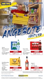 METRO Prospekt für Berlin: "Wochenangebote Händler + Monats-Mix Juli", 25 Seiten, 28.07.2025 - 02.08.2025