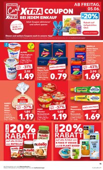 Nutella im aktuellen Kaufland Prospekt (Mannheim) Nutella im Kaufland Prospekt "Hier bin ich richtig" mit 69 Seiten (Mannheim)