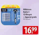 Hydro 5 13 Klingen + Apparat gratis im Angebot bei famila Nordost in Buchholz Hydro 5 13 Klingen + Apparat gratis Angebote von Wilkinson bei famila Nordost Buchholz für 16,99 €