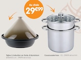 Tajine à induction en fonte d'aluminiu ou Couscoussier inox à 29,99 € dans le catalogue B&M