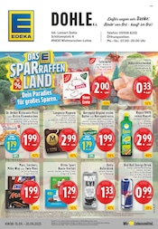 Aktueller EDEKA Discounter Prospekt in Geeste und Umgebung, "Aktuelle Angebote" mit 26 Seiten, 15.09.2025 - 20.09.2025