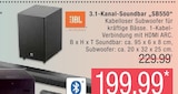 3.1-Kanal-Soundbar "SB550" Angebote von JBL bei Marktkauf Pinneberg für 199,99 €