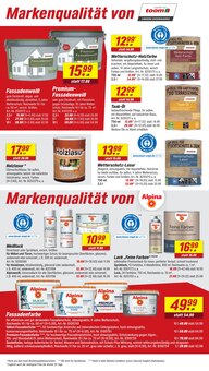 Alpina im toom Baumarkt Prospekt "Respekt, wer's selber macht." mit 28 Seiten (Mannheim)