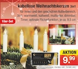 Kabellose Weihnachtskerzen 3in1 bei Zimmermann im Dunum Prospekt für 9,99 €