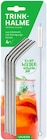 Trinkhalm Edelstahl 4er-Pack im REWE Prospekt Trinkhalm Edelstahl 4er-Pack von Vivess im aktuellen REWE Prospekt für 3,99 €